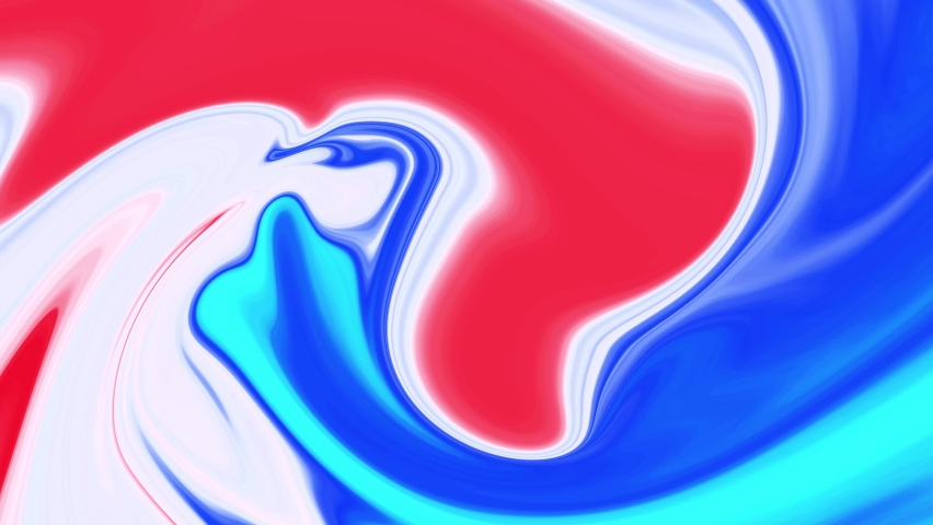 Abstract red and blue Liquid Background video