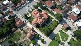aerial Iznik Museum, former Nilufer Sultan hospice
