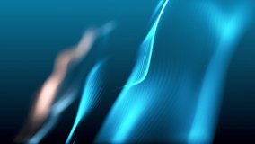 Abstract cyan blue technology background. Background 3d grid. Cyber technology Tech network futuristic wireframe. Artificial intelligence . Cyber security background motion graphics. - Powered by Shutterstock - Get 15% off with code: PIKWIZARD15