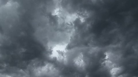 Dark storm clouds