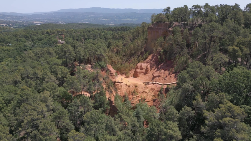 Le Sentier des Ocres (The Canyon), former ochre mine near Roussillon, France