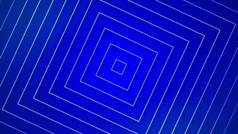 Neon Blue Squares Abstract Looping Motion Stock Footage Video (100% ...