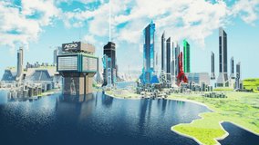 super cool utopia city for metaverse - Powered by Shutterstock - Get 15% off with code: PIKWIZARD15