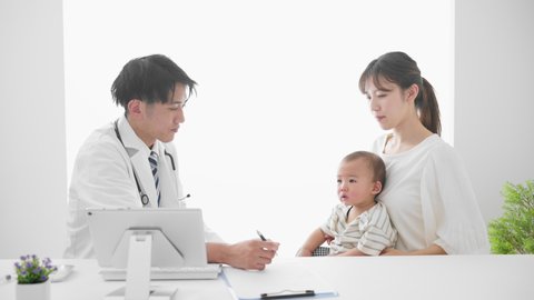 Baby Undergoing Regular Checkups Medical Image Stock Footage Video (100 ...