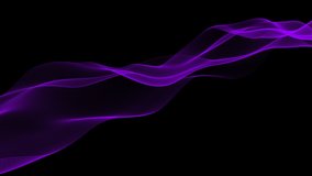 Purple color digital particle line wave animation - Powered by Shutterstock - Get 15% off with code: PIKWIZARD15