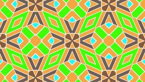 Abstract Kaleidoscope Squence Patterns. Motion Graphics Pattern. 4K Background Animation Footage. seamless loop video. 