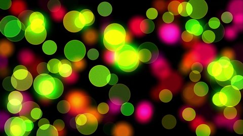 Lights Colorful Bokeh Shine Blur Blinking Stock Footage Video (100% ...