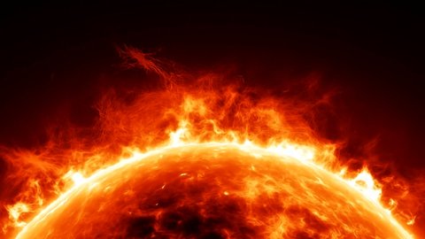 Heat Distortion Sun Motion Graphics Background Stock Footage Video (100 ...