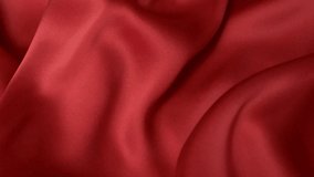 Red Smooth Shiny Natural Silk Fabric, Macro. Texture Silk Material, Luxury Textile Clothing Bed Linen, Silky, Mulberry Silk, Abstract Red Background. - Powered by Shutterstock - Get 15% off with code: PIKWIZARD15