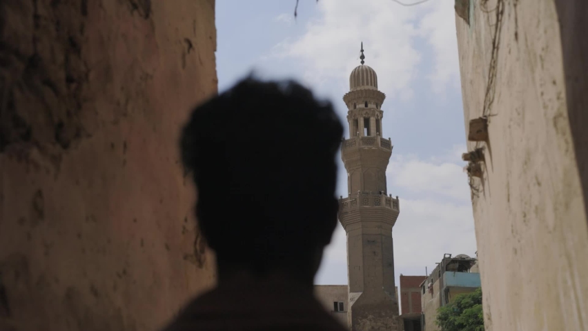 Old Cairo mosques elhataba, elhassan and elrefaie mosques Royalty-Free Stock Footage #1092642415