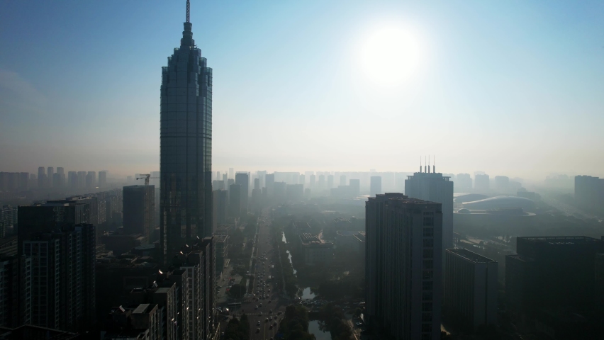 Urban scenery of Changzhou, Jiangsu Province, China