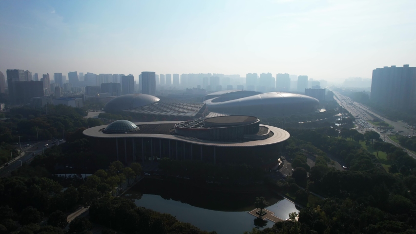 Urban scenery of Changzhou, Jiangsu Province, China