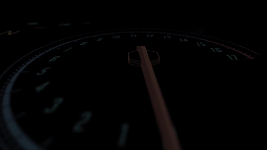 Start Your Engine, High RPM Tachometer. Car Speed Royalty-Free Stock Footage #1092657585