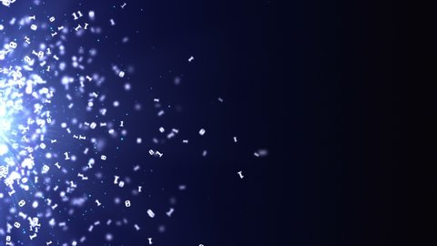 Random Binary Numbers Animation Digital Connections Stock Footage Video ...