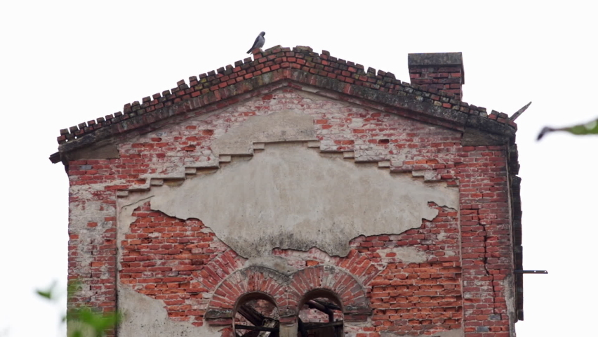 The remains of the furnace building at Bocsa, Romania 