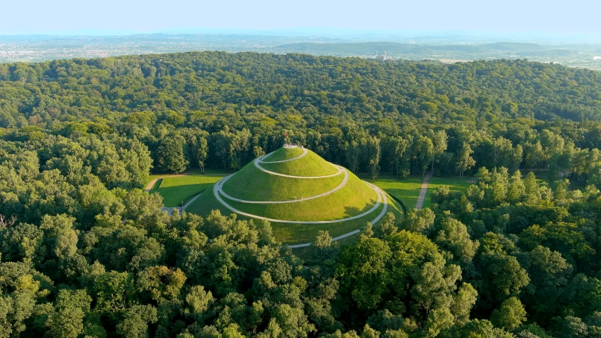 Aerial view of the famous Pilsudski