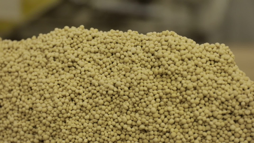 Production of nitrogen fertilizers in the factory