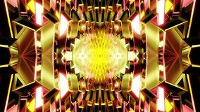 Gold and silver VJ loop equalizer for party background