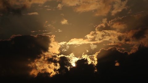 cloud sky, sunset