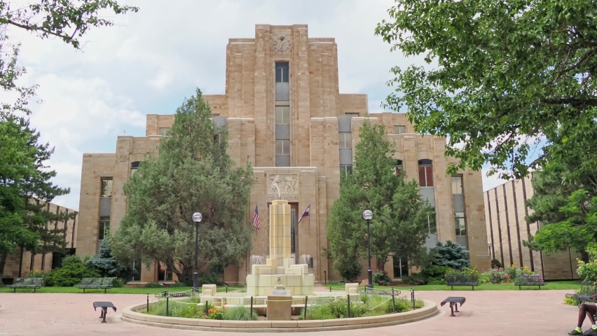 Exterior view of the Boulder County Historic Court House at Colorado