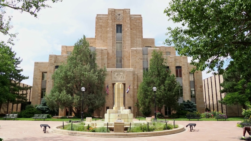 Exterior view of the Boulder County Historic Court House at Colorado