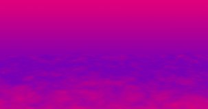 Animation of sun over water on pink background. Abstract background, colour and movement concept digitally generated video.