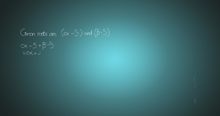 Animation of math formulas on green background. Science, math, knowledge and education concept digitally generated video.