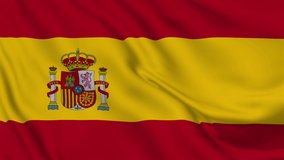 Flag of Spain. High quality 4K resolution