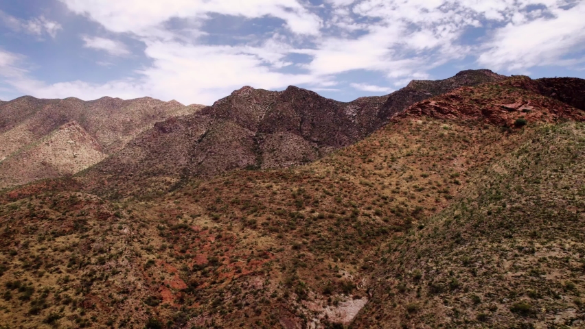 The upper ridges of Franklin Mountain State Park in El Paso, Texas