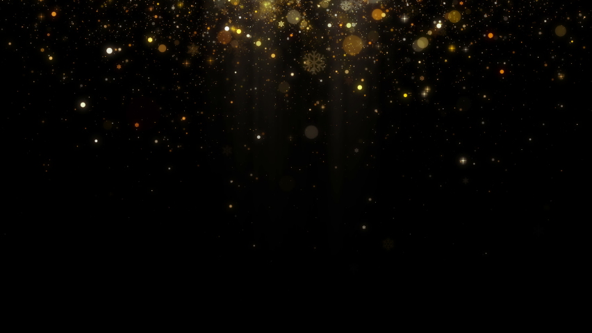 Christmas Frame Overlay on black background