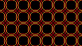 A colorful seamless tile pattern slide animation with circles for background or wallpaper