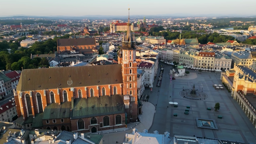 Aerial view of St Mary