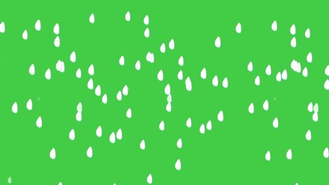 Animated Rain On Green Screen Animation Stock Footage Video (100% ...