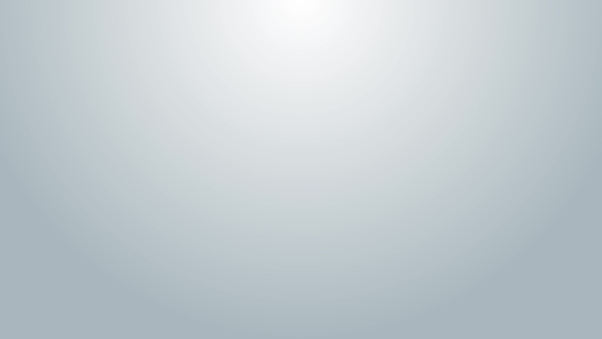 White Ray gun icon isolated on grey background. Laser weapon. Space blaster. 4K Video motion graphic animation .