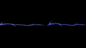 Electric thunder color CG particle motion graphics 