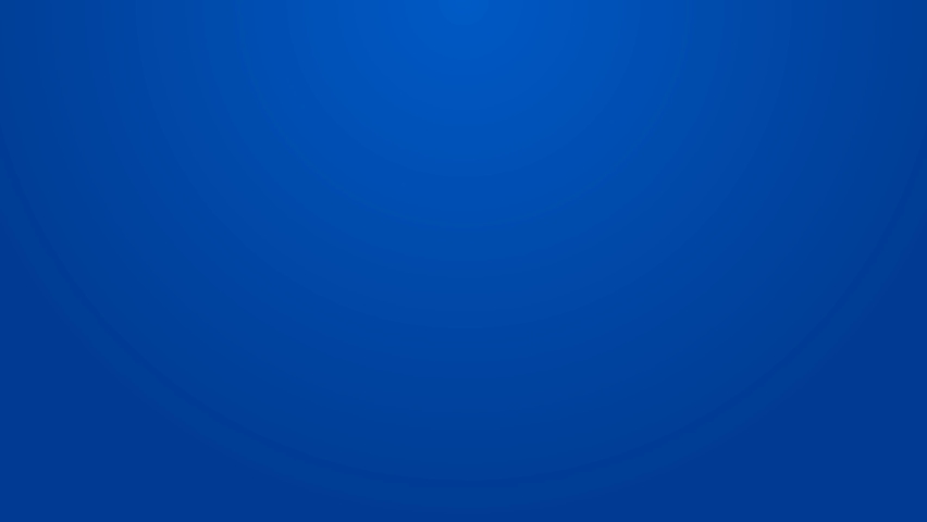 White line Reindeer icon isolated on blue background. Merry Christmas and Happy New Year. 4K Video motion graphic animation.