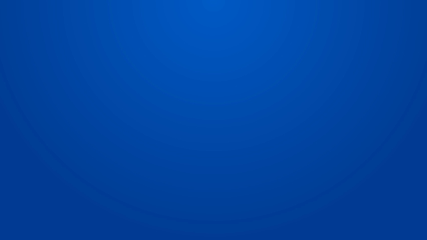 White line Train conductor icon isolated on blue background. 4K Video motion graphic animation.