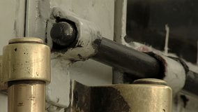 Prison Cell Door Lock, Metal Lock on the Door of an Old Prison in Buenos Aires Province, Argentina. Close Up. - Powered by Shutterstock - Get 15% off with code: PIKWIZARD15