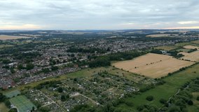 Drone video Salisbury UK summer circa 2022