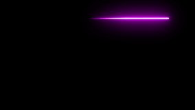 abstract seamless background spectrum looped animation LED light glowing neon lines frame on black background with copy space. techno backdrop.