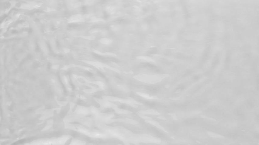 Close up view on Water texture with waves on the water overlay effect for video mockup. Organic light gray drop shadow caustic effect with wave refraction of light. Slow motion full HD video banner. | Shutterstock HD Video #1093020011