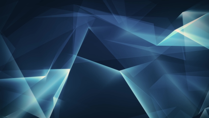 Blue Abstract Lines Refraction Background Loop