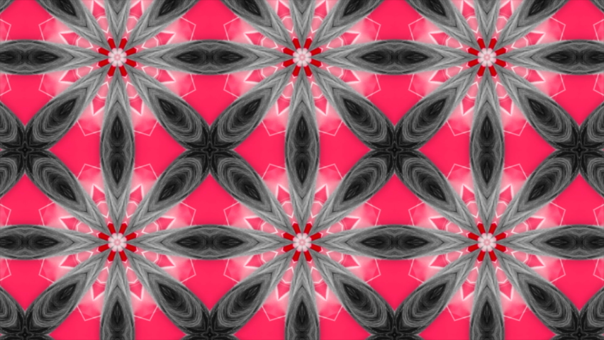 Kaleidoscope effect. Motion.A bright abstraction on which color patterns appear and then change colors and shapes. - Powered by Shutterstock - Get 15% off with code: PIKWIZARD15
