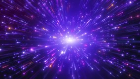 Pink Purple blue light trail running, Flight Through the space. - Powered by Shutterstock - Get 15% off with code: PIKWIZARD15