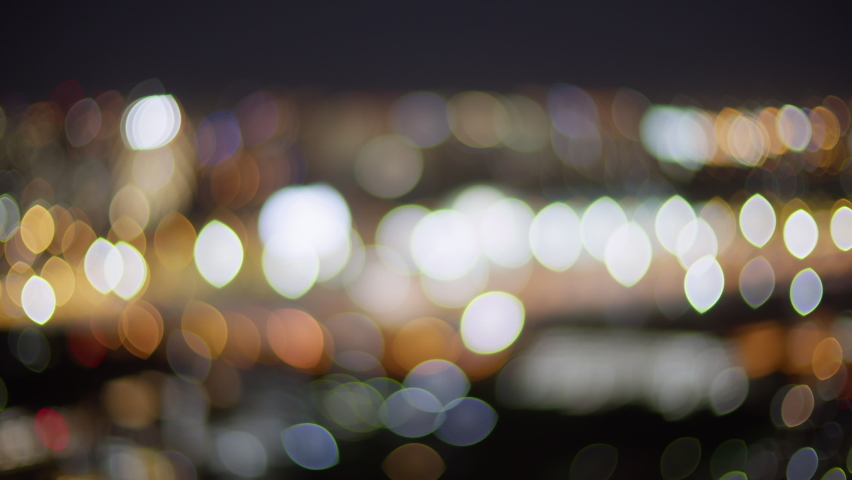 Image of background defocusing the light at night. 4K | Shutterstock HD Video #1093070213