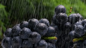 Grapes take a shower.
Dolly video shot in 4K slow motion.It's called NAGANO PURPLE.
4K 120fps edited to 30fps.