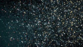 Big data digital colorful information chunks connecting in a futuristic blockchain environment. Cryptocurrency network mining machine learning abstract concept. 4k loop animation background - Powered by Shutterstock - Get 15% off with code: PIKWIZARD15