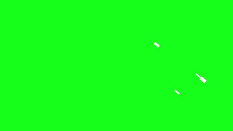 Diagonally Moving Line Animation Green Screen Stock Footage Video (100% ...