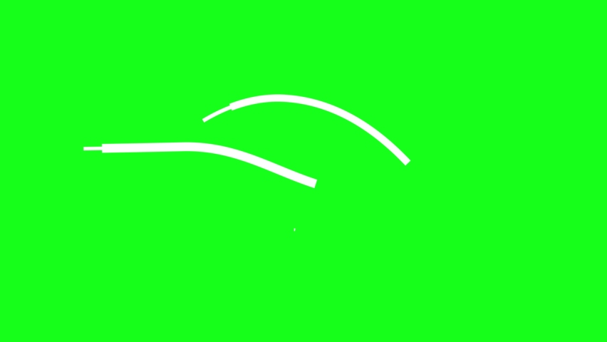Diagonally Moving Line Animation Green Screen | Shutterstock HD Video #1093128275