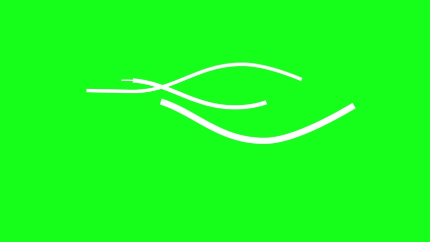 Diagonally Moving Line Animation Green Screen | Shutterstock HD Video #1093128281
